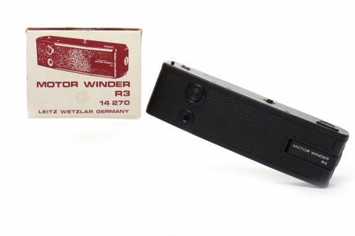 Lot 71 - LEICA R3 MOTOR WINDER serial number 029493, in...