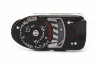 Lot 80 - THREE LEICA LIGHT METERS to include two black...