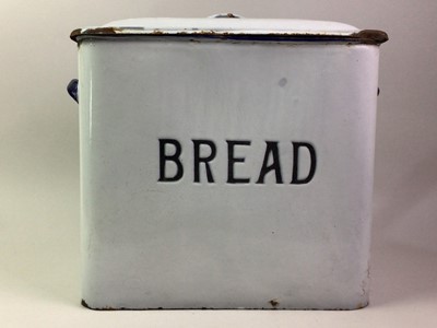 Lot 180 - ENAMELLED BREAD TIN