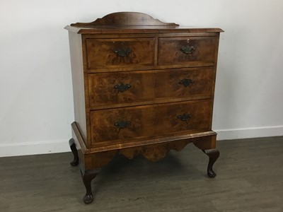 Lot 121 - WALNUT CHEST