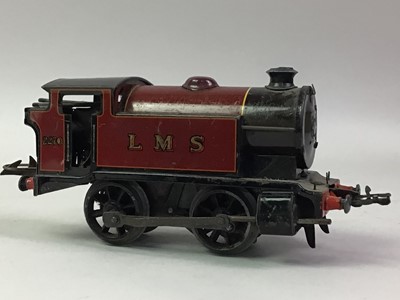 Lot 150 - HORNBY, O-GAUGE TIN-PLATE CLOCKWORK LOCOMOTIVE