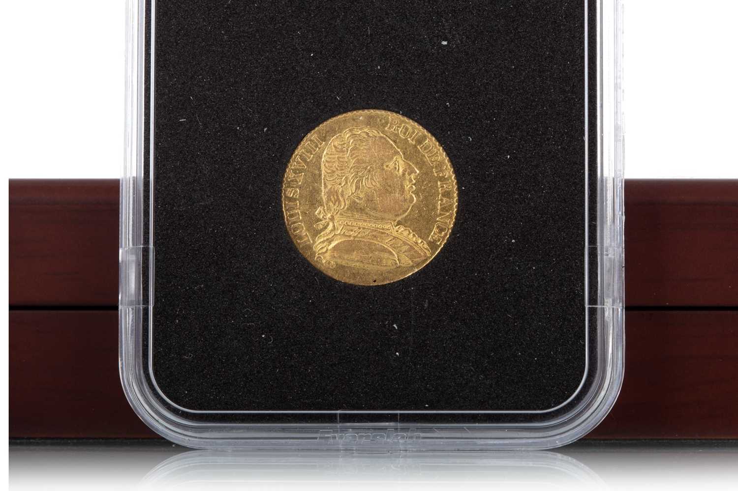 Lot 76 - KING LOUIS XVIII 20 FRANCS GOLD COIN