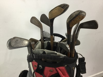 Lot 169 - COLLECTION OF HICKORY SHAFTED GOLF CLUBS