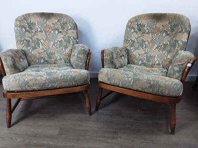 Lot 133 - PAIR OF MODERN ERCOL ARMCHAIRS