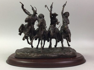 Lot 212 - FREDRIC REMINGTON, FRANKLIN MINT, COMING THROUGH THE RYE