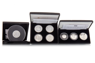 Lot 101 - THREE SILVER COIN SETS