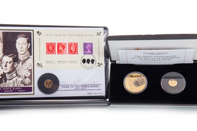 Lot 112 - TWO GOLD COIN COVERS