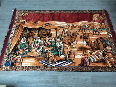 Lot 242 - CAMEL SADDLE STOOL