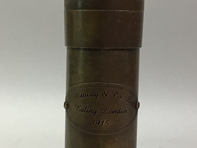 Lot 270 - W. OTTWAY & CO. BRASS TELESCOPE