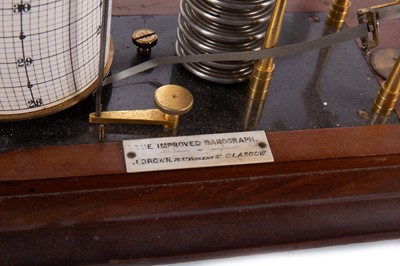 Lot 978 - A. BROWN OF GLASGOW, THE IMPROVED BAROGRAPH