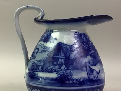 Lot 402 - ROYAL DOULTON BLUE AND WHITE JUG