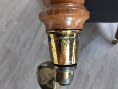 Lot 1241 - COPE & COLLINSON, VICTORIAN SCROLL EASY CHAIR