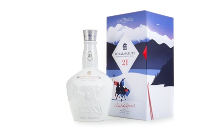 Lot 229 - CHIVAS ROYAL SALUTE 21 YEAR OLD SNOW POLO EDITION