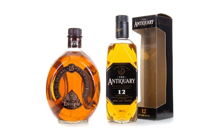 Lot 241 - DIMPLE 15 YEAR OLD 1L AND ANTIQUARY 12 YEAR OLD