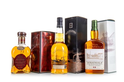 Lot 246 - OLD PULTENEY 12 YEAR OLD, CARDHU 12 YEAR OLD AND STRATHISLA 12 YEAR OLD
