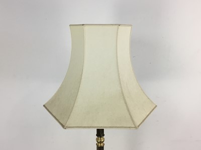 Lot 472 - BRASS FLOOR LAMP