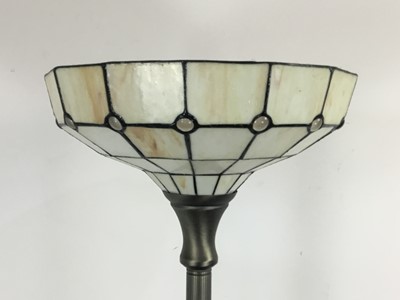 Lot 353 - TIFFANY STYLE FLOOR LAMP