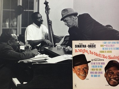 Lot 374 - FRANK SINATRA AND COUNT BASIE PRINT