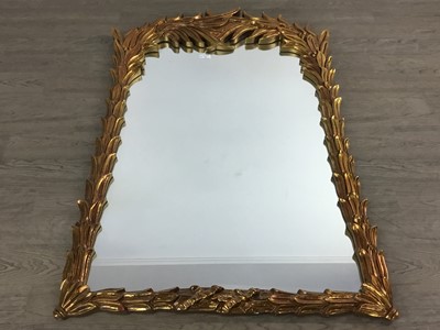 Lot 351 - GILT WALL MIRROR