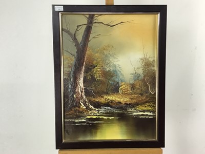 Lot 378 - THREE OIL PAINTINGS