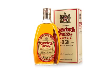 Lot 321 - CRAWFORD'S 12 YEAR OLD FIVE STAR 75CL