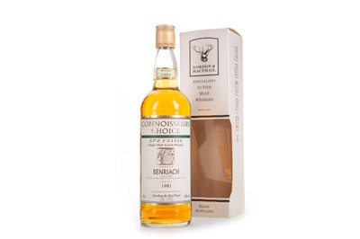 Lot 317 - BENRIACH 1981 GORDON & MACPHAIL CONNOISSEURS CHOICE