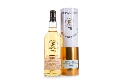 Lot 366 - GLEN SCOTIA 1991 9 YEAR OLD SIGNATORY