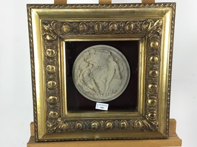 Lot 490 - REPRODUCTION PLAQUE OF CLASSICAL FIGURES