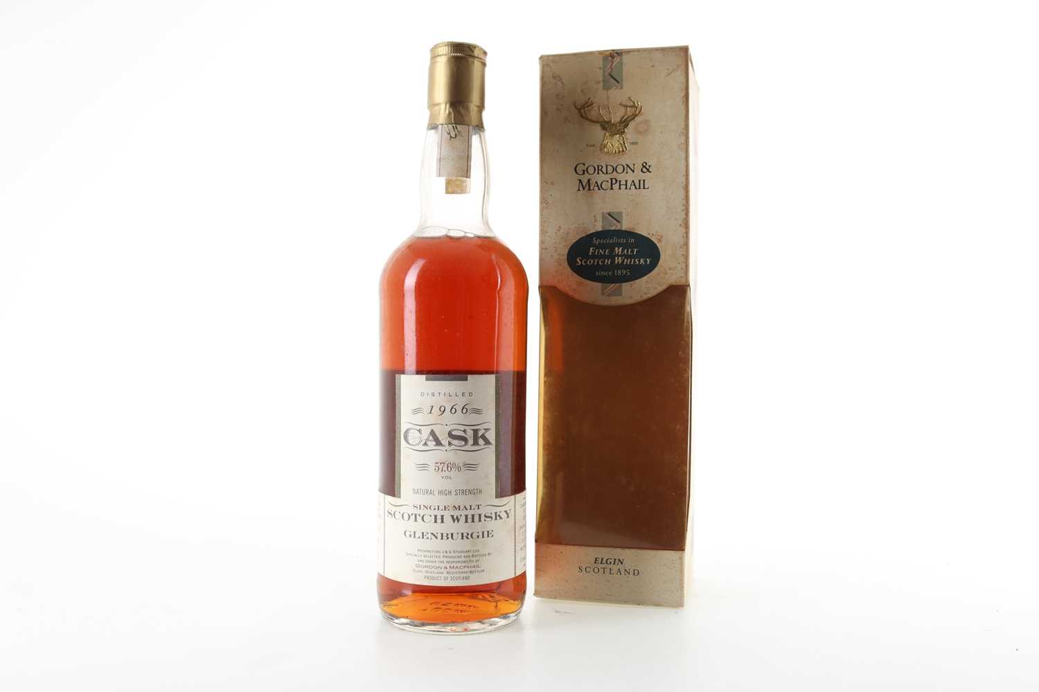 Lot 12 - GLENBURGIE 1966 GORDON & MACPHAIL CASK STRENGTH