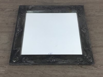 Lot 497 - ARTS & CRAFTS STYLE WALL MIRROR