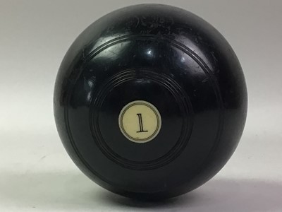 Lot 503 - SET OF FOUR LAWN BOWLS