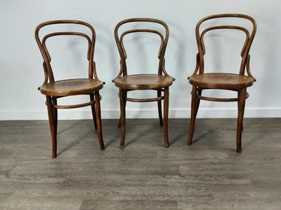 Lot 508 - THREE BENTWOOD CHAIRS