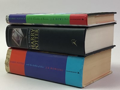 Lot 158 - GROUP OF SEVEN HARRY POTTER BOOKS