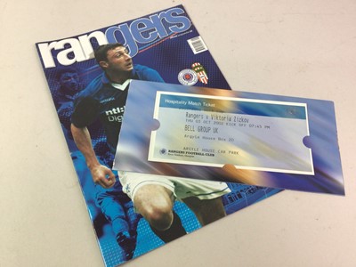 Lot 73 - RANGERS F.C., PROGRAMMES AND TICKETS