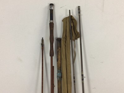Lot 106 - GROUP OF FISHING RODS