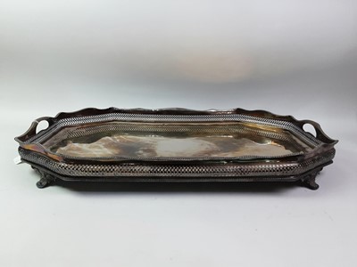 Lot 514 - SILVER PLATED TRAY