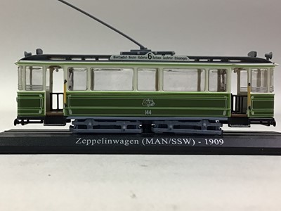 Lot 208 - GROUP OF MODEL TRAMS