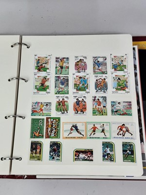 Lot 37 - TEN ALBUMS OF SPORTING STAMPS