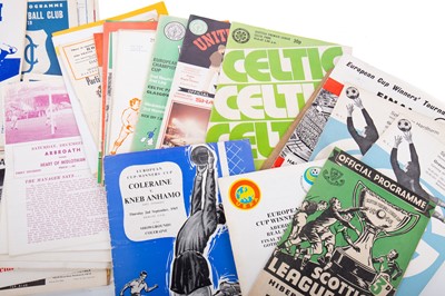 Lot 1703 - SCOTTISH CLUBS, COLLECTION OF PROGRAMMES