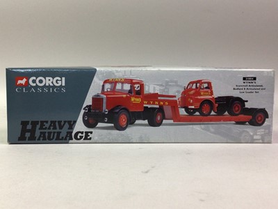 Lot 120 - NINE CORGI CLASSICS, ARCHIVE AND HEAVY HAULAGE VEHICLES