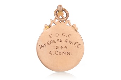 Lot 1695 - ALFIE CONN SR. OF INVERESK ATHLETIC F.C., E.O.S.C. GOLD MEDAL