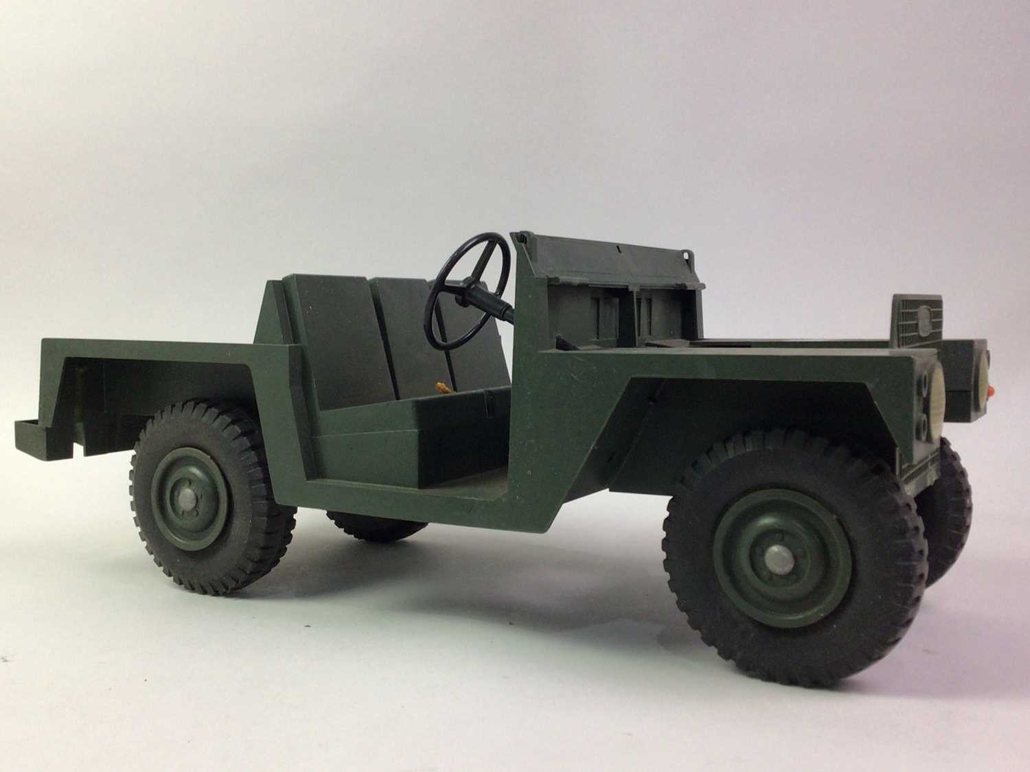 Lot 41 - GROUP OF MILITARY TOY VEHICLES