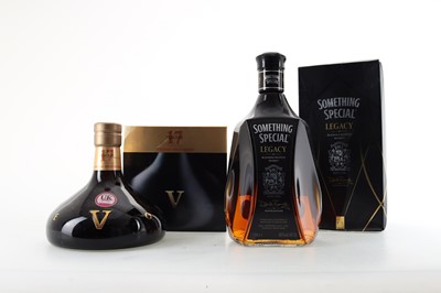 Lot 64 - CHIVAS BROTHERS REVOLVE 17 YEAR OLD 50CL AND SOMETHING SPECIAL LEGACY 1L