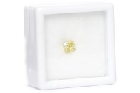Lot 73 - GIA CERTIFIED NATURAL YELLOW DIAMOND the...
