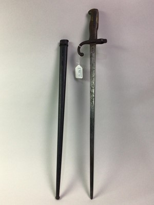 Lot 391 - TWO FRENCH GRAS BAYONETS