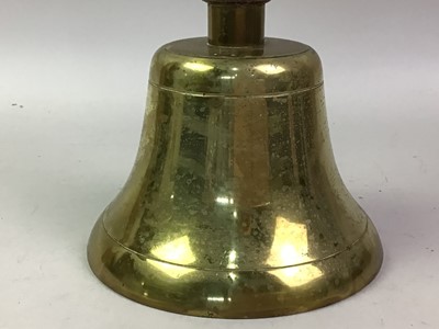 Lot 147 - BRASS HANDBELL