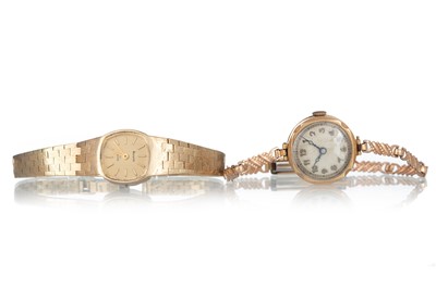 Lot 804 - TWO GOLD WRIST WATCHES