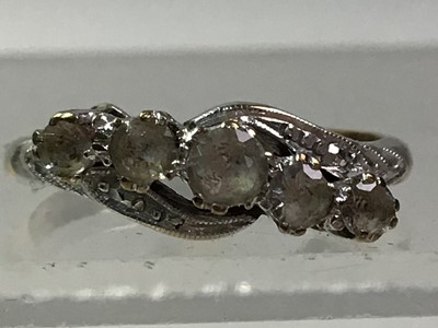 Lot 224 - TWO DRESS RINGS