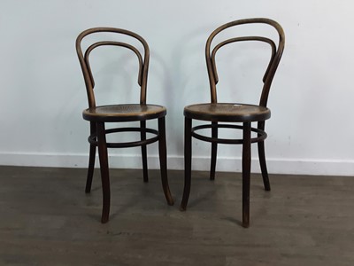 Lot 241 - PAIR OF BENTWOOD CAFE CHAIRS