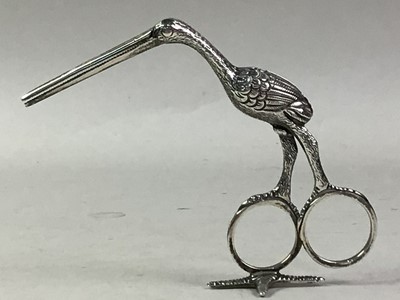 Lot 342 - PAIR OF VICTORIAN SILVER PLATED RIBBON PULLERS